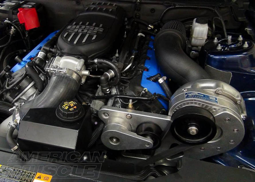 Procharger Stage-2 Supercharger System Installed on a 2011-2014 GT Mustang