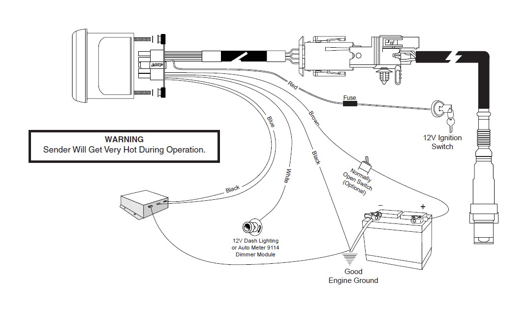 Autometer Air Fuel Ratio Gauge Wiring Diagram Chicic