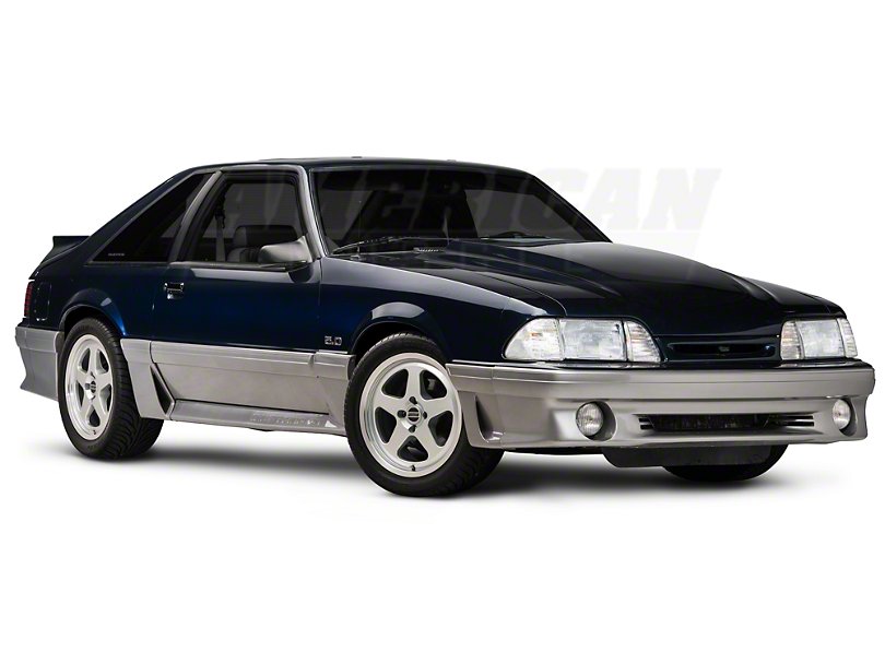 Foxbody Mustang with SC Style Rims
