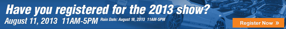 Register for the 2013 AM Car Show