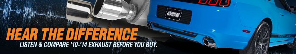 Hear the difference, 2010-2014 Mustang Exhaust Sound Clips