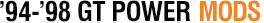 AmericanMuscle Bolt-On Build-Ups 94-98 Power Mods
