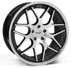 Black Machined Niche Mugello Wheels 