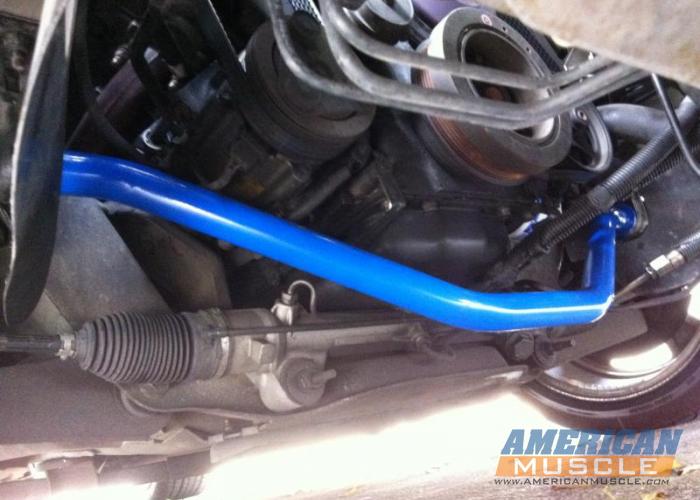Front Sway Bar Installed