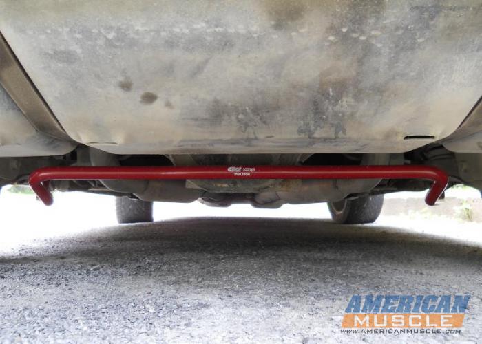 Rear Sway Bar Installed