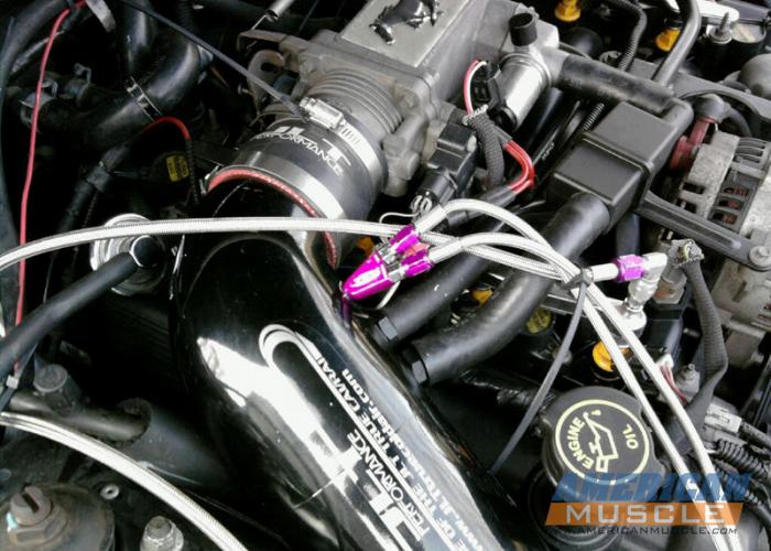 Ford Mustang With Nitrous Installed