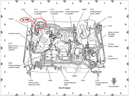 Ford Mustang V6 Engine Diagram