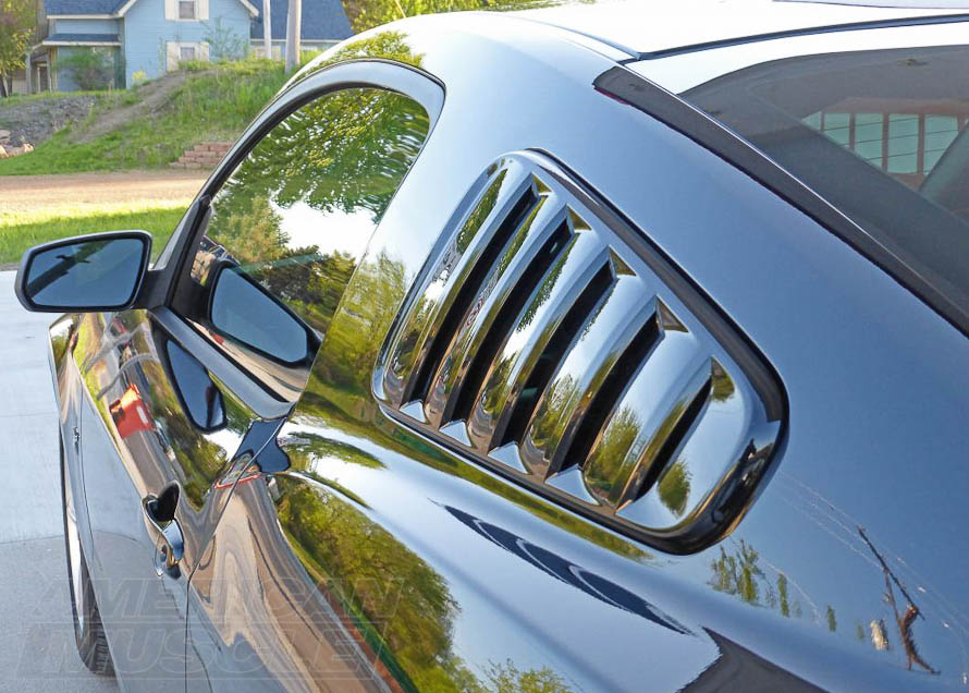 20052014 Mustang Window Louvers Classic Muscle Car Styling AmericanMuscle