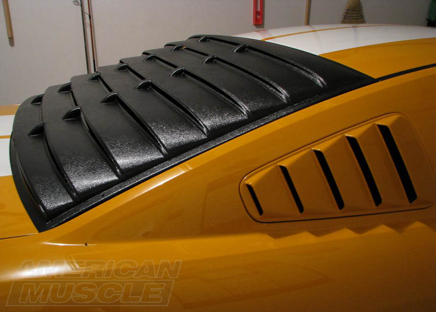 20052014 Mustang Window Louvers Classic Muscle Car Styling AmericanMuscle