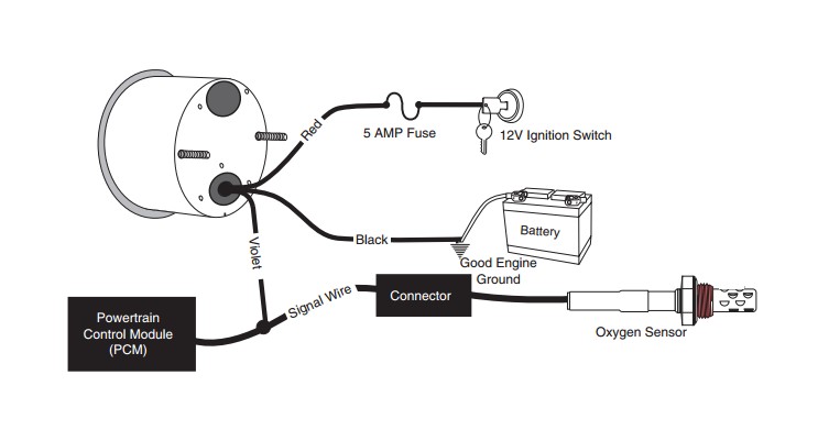 Auto Meter Cobalt Air Fuel Ratio Gauge, Autometer Air Fuel Gauge Wiring Diagram