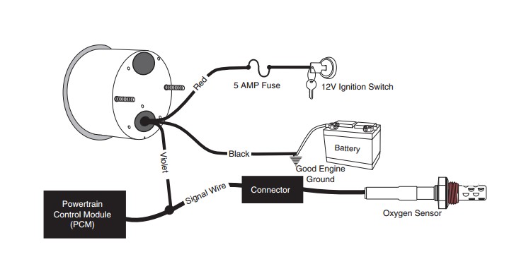 Autometer Air Fuel Ratio Gauge Wiring Diagram - Chicic