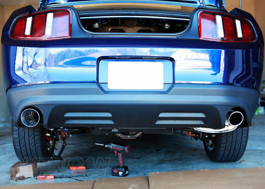 2011-2014 Mustang Gt Axle Back Exhaust Install