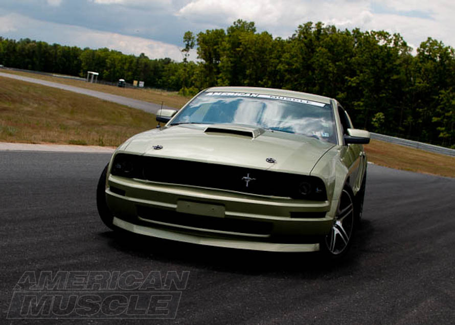 2005 V6 Mustang at the Track