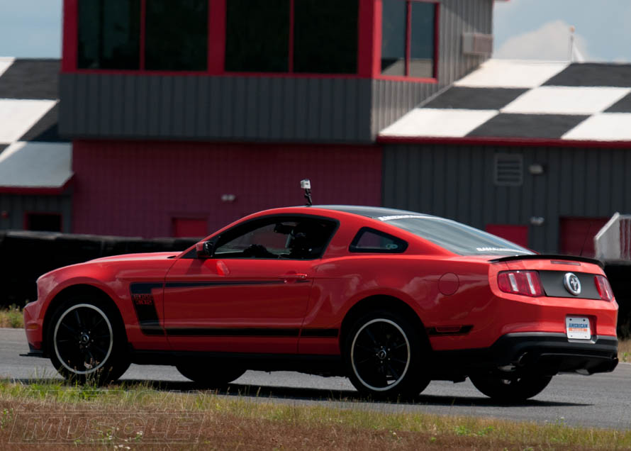Mustang Boss 302 at the Track
