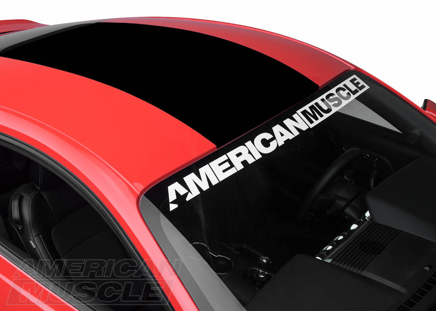 2015 Mustang with Windshield Decal