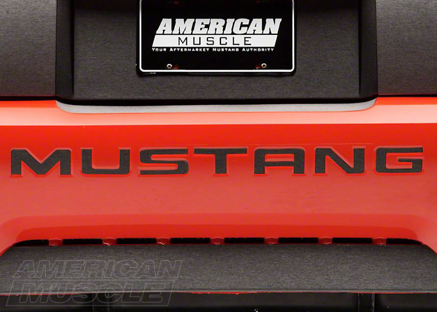 Black Vinyl Letter Inserts for Mustangs