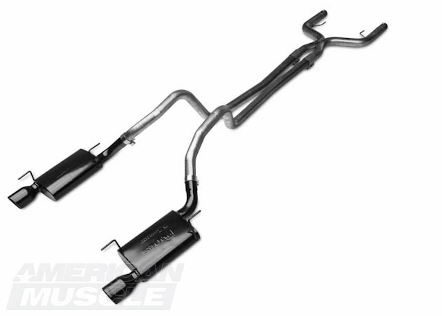 Pypes Mustang Dual Exhaust System with an X-Pipe