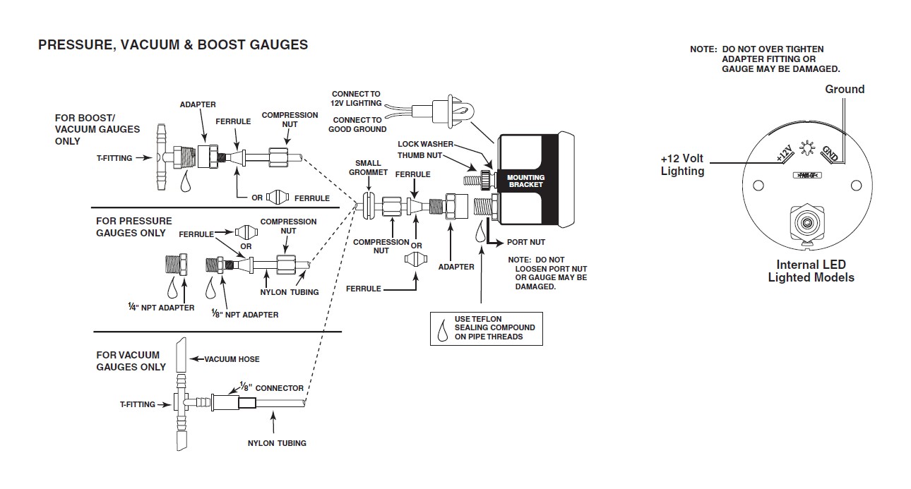 Autometer Oil Pressure Gauge Wiring Diagram from lib.americanmuscle.com