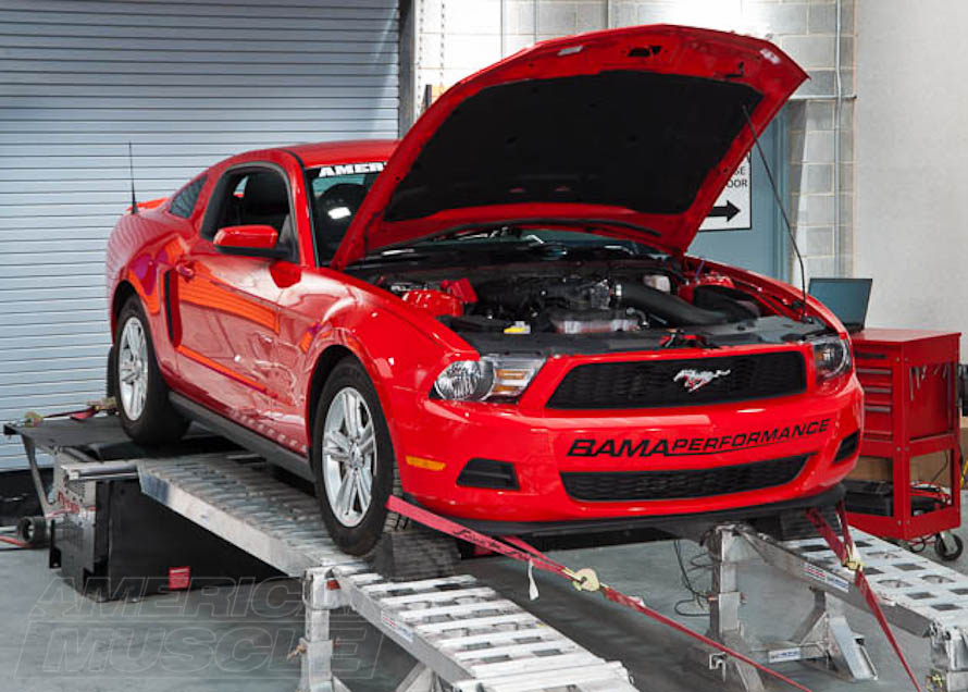2010-2014 Mustang on a Dyno