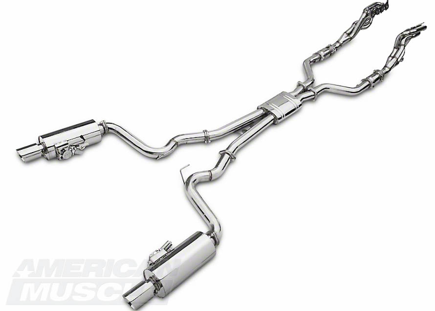 Long Tube Catted Headers with 3in Cat-back System for 2015-2017 Mustang GTs