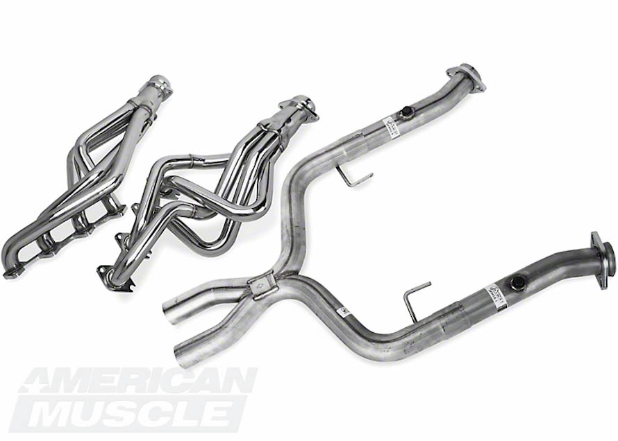 Pypes Long Tube Headers with a Shorty X-Pipe for 2005-2010 GT Mustangs