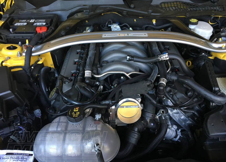 2015-2017 GT Mustang with a 90mm Throttle Body