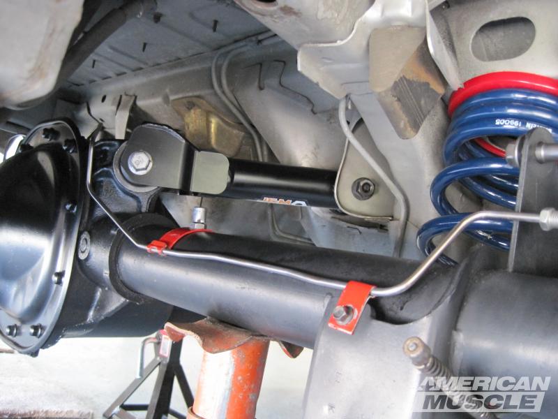 J&M Fixed Rear Upper Mustang Control Arm Installed