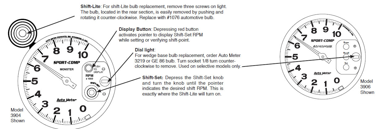 How to Install an Auto Meter Sport Comp 5in Tachometer w ... msd 6al wiring diagram ford 