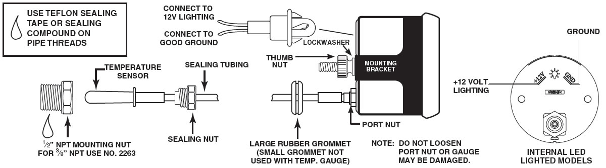 How to Install an Auto Meter Pro-Comp Ultra-Lite Oil Pressure Gauge