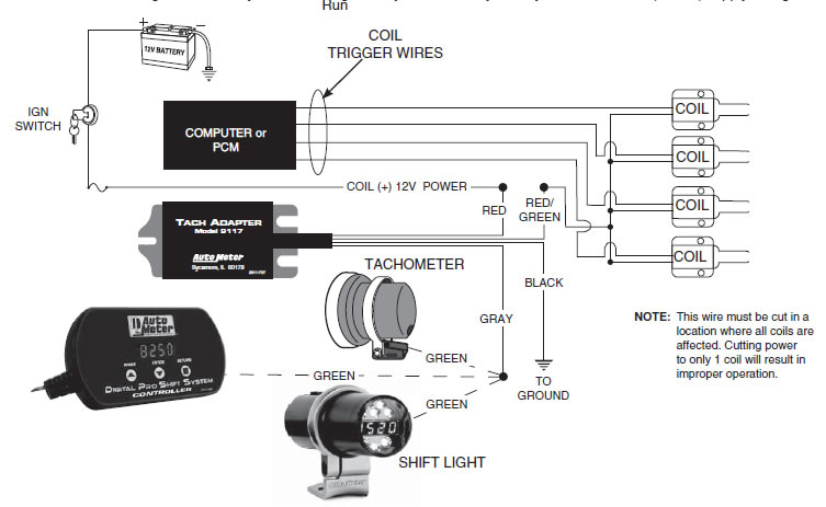 How to install an Auto Meter Tach Adapter on your Mustang ... pro comp tach wiring 