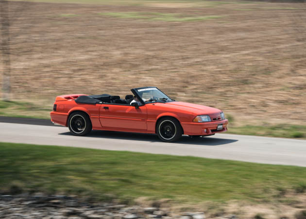 1993 Convertible Fox Body on the Road