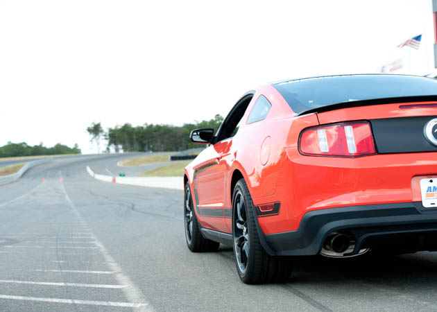 2012 Boss Mustang at the Track