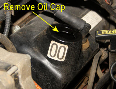 How To Change Mustang Oil Step 1