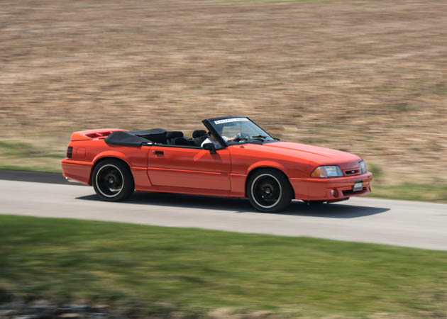 1993 Mustang Foxbody Convertible On The Road