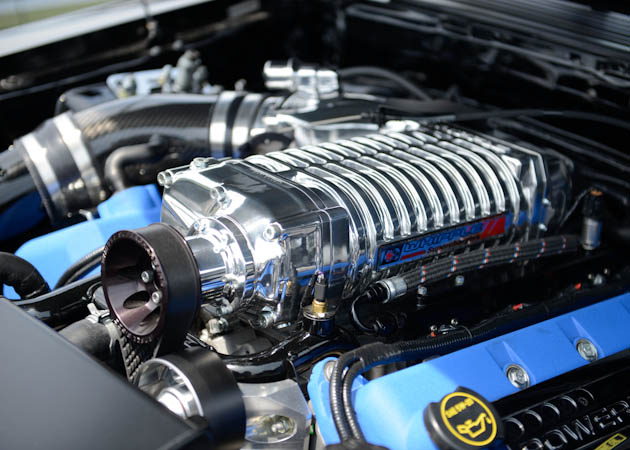 Whipple Supercharger on a Coyote Powered Mustang